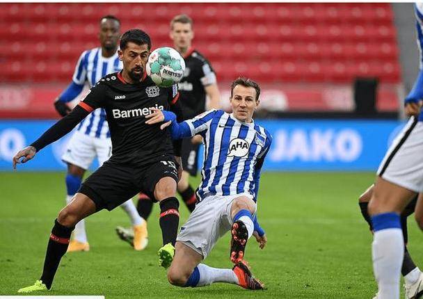 关于柏林赫塔防线稳固,客场取分的信息 关于柏林赫塔防线稳固,客场取分的信息